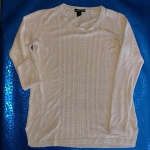 Allie & Rob Long Sleeve Tan Sweater Tunic